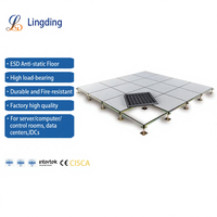 Le plancher de centre de données antistatique en acier modulaire Lingding s'adapte aux dispositions du centre de données résiste à la corrosion prend en charge le maintien de l'équipement