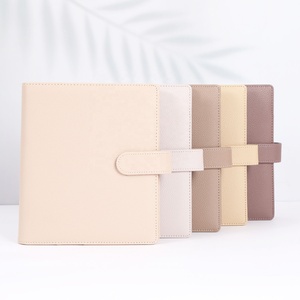 Хит продаж, 27 цветов, из кожи камешка, черный/золотое кольцо, <span class=keywords><strong>A5</strong></span>, бюджетная папка для ноутбука, планировщик повестки дня в подарок - Product Image 1