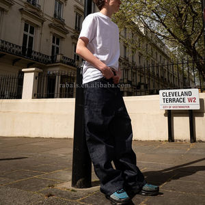 กางเกงยีนส์ขายาวสำหรับผู้ชายกางเกงยีนส์ขาบาน<span class=keywords><strong>15oz</strong></span> สไตล์ญี่ปุ่นตัดเย็บ - Product Image 6