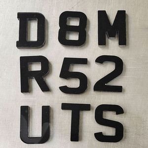Numéros de plaque d'<span class=keywords><strong>immatriculation</strong></span> de <span class=keywords><strong>voiture</strong></span> en acrylique 3D pour plaque d'<span class=keywords><strong>immatriculation</strong></span> de véhicule - Product Image 1