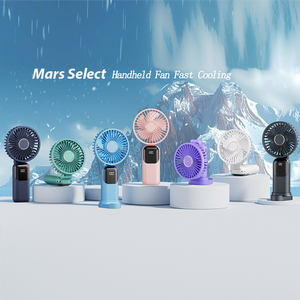 USB sạc có thể gập lại tiện dụng fan hâm mộ 1200mAh lên đến 5000mAh + tùy chỉnh pin xách tay mini yên tĩnh gấp cầm tay fan hâm mộ - Product Image 6