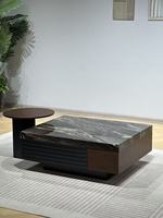 Nouvelle Table Basse Moderne et Créative pour Salon, Rangement Simple, Design Avancé, Idéale pour Petits Espaces
