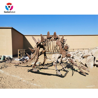 Modèle de Spinosaurus animatronique géant, taille réelle, simulation de dinosaure pour exposition dans un parc à thème jurassique, dinosaure robotique réaliste
