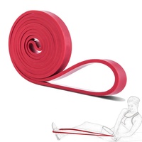 Bandas de resistencia de caucho natural Fitness Rally Body Building Yoga Pull up Belt 41 "208cm