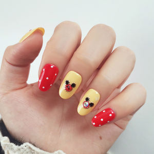 Pierres précieuses pour ongles Disney <span class=keywords><strong>Mickey</strong></span> Pearl & Bow-Pierres de strass écologiques non toxiques pour manucure française, décor plaqué or pour ongles de salon - Product Image 3