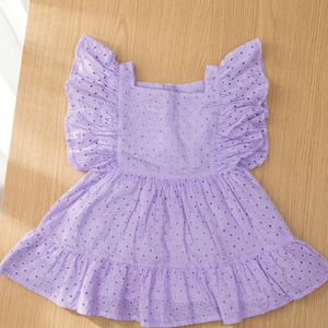 Robe en coton mignonne pour filles, tout-petits, bébés, anniversaire, été, robe décontractée, vente en gros au meilleur prix - Product Image 3