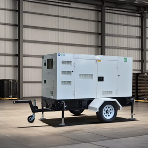 Générateur mobile de 50 000 watts, 50 kW, 60 kVA, alimenté par un moteur diesel Cummins 4BTA3.9-G2 sur remorque - Product Image 3