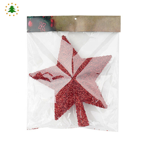 Jintai fábrica al por mayor de encargo de la feliz <span class=keywords><strong>Navidad</strong></span> decoración del árbol de <span class=keywords><strong>Navidad</strong></span> de estrella topper - Product Image 2