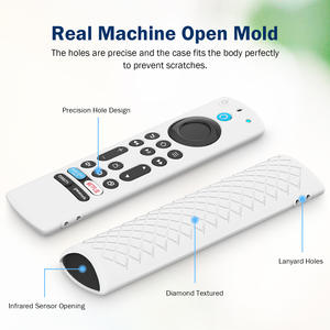 Con cordón a prueba de golpes funda protectora de silicona para Fire TV Alexa Voice Remote 2023 - Product Image 4