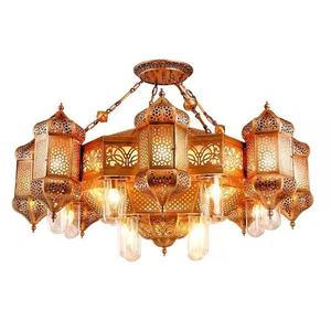 Projet personnalisé Chandelier <span class=keywords><strong>cathédrale</strong></span> en métal Lustre <span class=keywords><strong>de</strong></span> luxe <span class=keywords><strong>de</strong></span> mosquée à haut plafond <span class=keywords><strong>de</strong></span> style islamique - Product Image 1