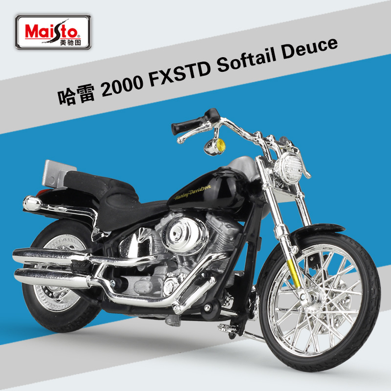 Harley 2000 fxstd softail deuce noir