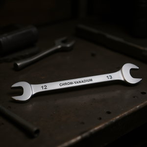 Llave Fija Cromada Fervi 12x13mm Cromo Vanadio Pulido Espejo - Product Image 3