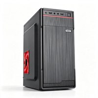 Boîtier d'ordinateur Meway Factory Direct USB Front Panel MicroATX Form Factor Mini Tower Mesh Airflow avec 3 ventilateurs pour le jeu et le bureau