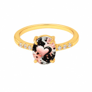 Anillo Unisex con Diseño de Dios Sol y Luna en Cobre Electrochapado, Nuevo Éxito de Ventas Transfronterizo, Disponible en Yiwu para Venta al Por Mayor - Product Image 6