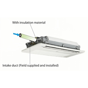 Midea เครื่องปรับอากาศแยกเพดานในร่ม, เครื่องปรับอากาศอุตสาหกรรมชนิดเทปคาสเซ็ตต์ - Product Image 6