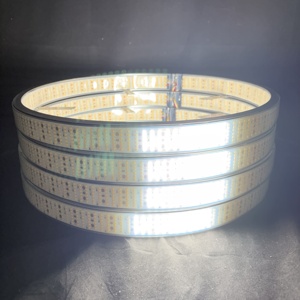 Lumina 새로운 12 열 스위치백 휠 라이트 호박색 흰색 순차 LED 방향 지시등 트럭 오프로드 12V 용 자동차 휠 라이트 - Product Image 4