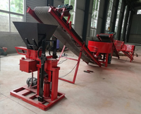 2-15 nouveau Design Automatique Presse À Main Concrète Comprimée Terre Bloc De Construction Brique Faisant La Machine