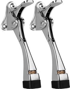 Tope de puerta de 4 pulgadas, tope de puerta con una altura ajustable táctil y punta de goma, <span class=keywords><strong>2</strong></span> paquetes - Product Image 1
