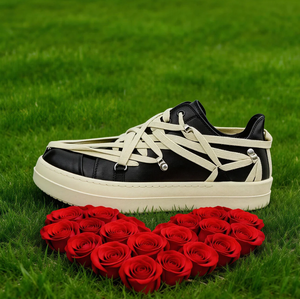 Chaussures de sport pour hommes de marque de créateur, en toile respirante de haute qualité, à lacets, basses, classiques, à semelle épaisse, avec lacets et sangles - Product Image 3