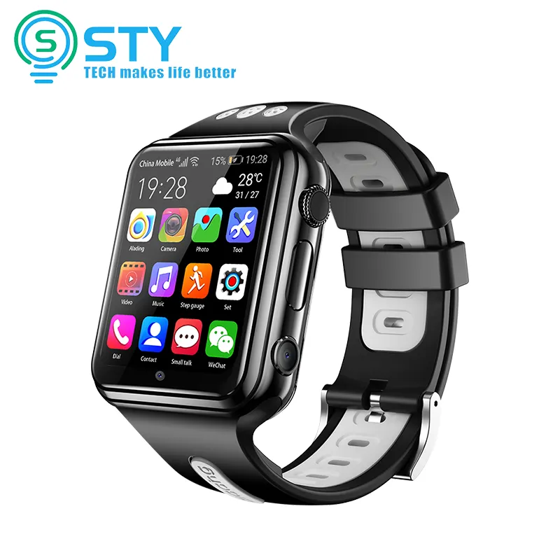 W5 4g cep telefonu çocuk SmartWatch akıllı saat Gps konumlandırma ile Wifi App öğrenci Video çağrı desteği SIM kart GPS