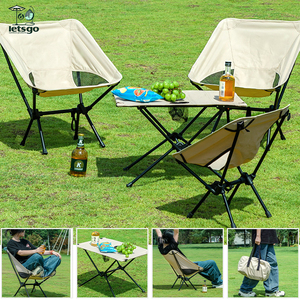 Portable Folding Camping Beach Chair Outdoor Picnic Fishing Moon Chair for Outdoor Events - Product Image 2