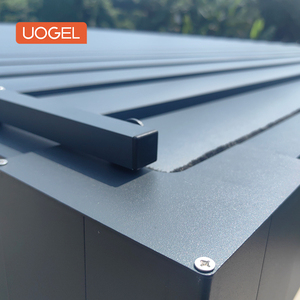 Fournisseur en Chine UOGEL <span class=keywords><strong>de</strong></span> pavillons d'extérieur <span class=keywords><strong>de</strong></span> style luxueux personnalisés avec toit <span class=keywords><strong>de</strong></span> bâtiments <span class=keywords><strong>de</strong></span> <span class=keywords><strong>jardin</strong></span> motorisés modernes et pergola - Product Image 2