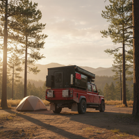 Nouvelle conception de camping-car pour camion, tente escamotable à coque rigide, camping-car Hiatus pour camion