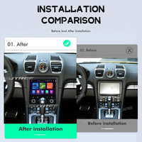 Autoradio 128G pour Porsche Cayman BOXSTER 718 911 981 997 2012-2016 GPS 2 din Android 12 Auto Carplay Navi Lecteur multimédia