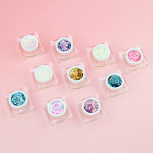 2020 Nóng Bán Sáng Làm Nổi Bật Cream <span class=keywords><strong>Eyeshadow</strong></span> Gel Số Lượng Lớn Chunky Long Lanh Holographic Duy Nhất <span class=keywords><strong>Eyeshadow</strong></span> Cho Khuôn Mặt Cơ Thể - Product Image 1