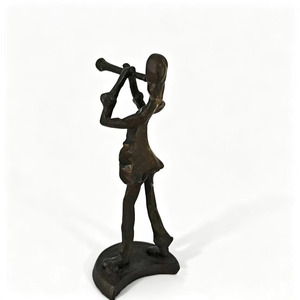 Sculptures de <span class=keywords><strong>trompettiste</strong></span> en fonte, très demandées, art abstrait, figurine musicale, ornement, décoration de bureau à domicile, artisanat - Product Image 6