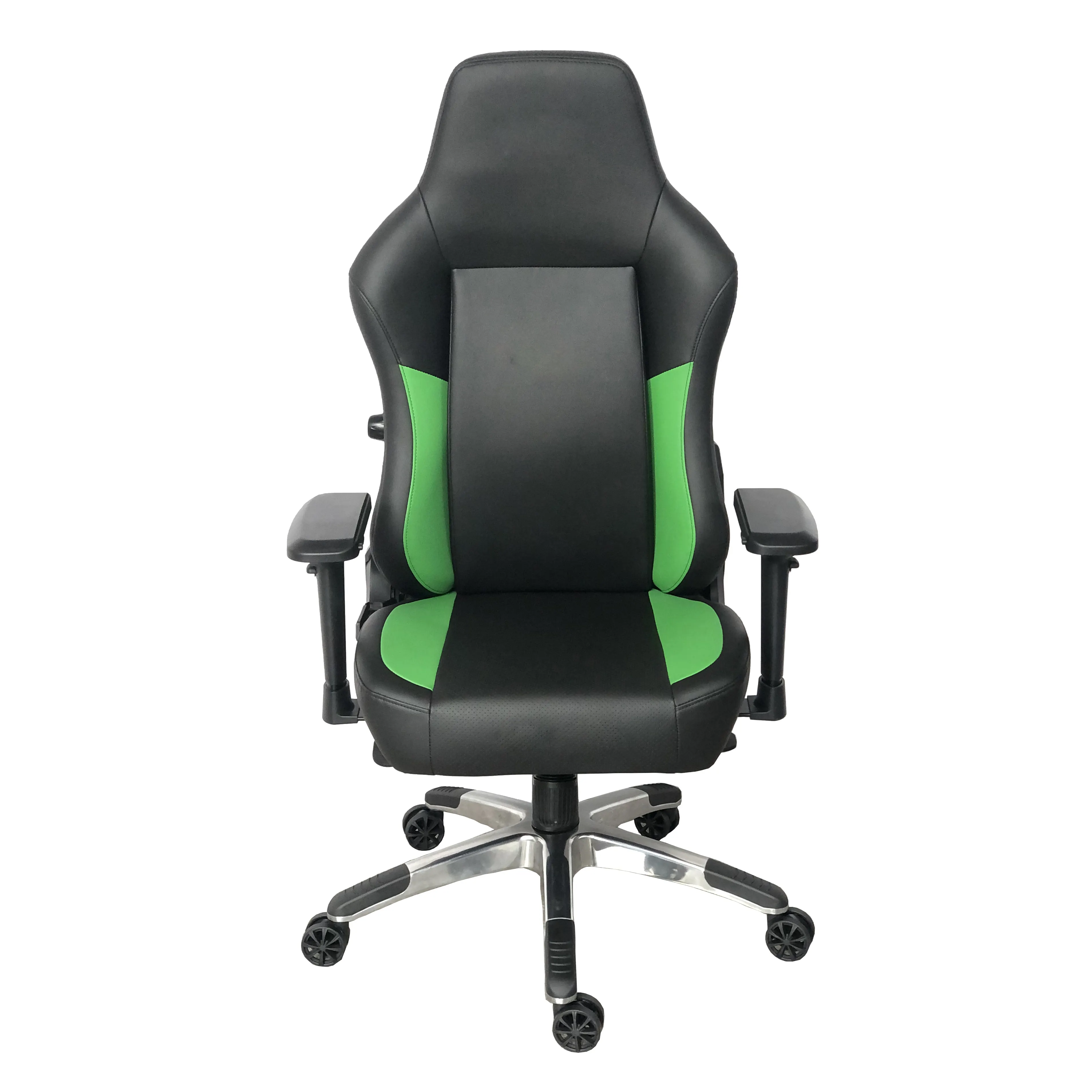 Модный вращающийся игровой стул из искусственной кожи с стабильной основой, вращающийся на 360 градусов, для офисного стула