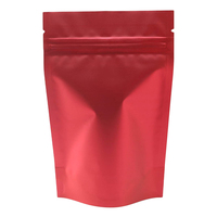 Sachets personnalisés en aluminium alimentaire Mylar, refermables avec fermeture éclair, résistants à l'humidité, pour aliments pour animaux, noix, café, thé