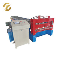 Machine de formage à froid de profilés de plancher en acier de Chine, haute vitesse, automatique, avec cisaillement hydraulique pour système de plancher de bâtiment en acier