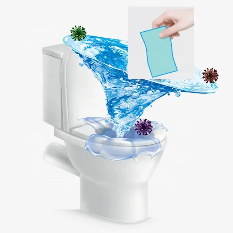 Toiletten schüssel reiniger Streifen/Tablette schnell auflösen Toiletten reiniger Blatt