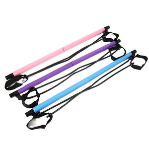 Nouveau produit d'usine BSCI : bâton de yoga et de Pilates portable avec bande de résistance, barre de Pilates - Product Image 1