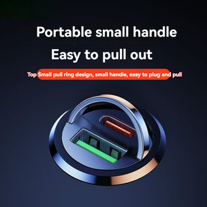 ที่ชาร์จในรถยนต์รุ่นใหม่ ชาร์จเร็วสุด ที่จุดบุหรี่แบบซ่อนขนาดเล็ก ปลั๊กแปลงแบบหนึ่งต่อสอง ชาร์จเร็ว PD - Product Image 4