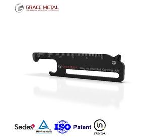 Multifunctioneel gereedschap roestvrij staal modieus multitool sleutelhanger moersleutel flesopener promotionele geschenken zakgereedschap - Product Image 1