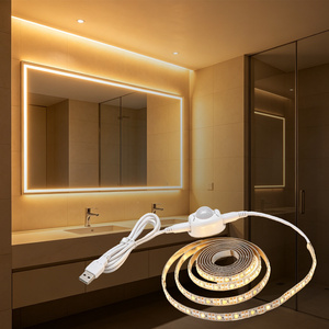 <span class=keywords><strong>Tira</strong></span> de Luces <span class=keywords><strong>LED</strong></span> con <span class=keywords><strong>Sensor</strong></span> de Movimiento 5V USB Flexible para Armarios, Escaleras y Dormitorio, Decoración con Temporizador Automático - Product Image 1