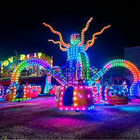 Manège Octopus géant à vitesse réglable pour 30/40 places, attraction de parc d'attractions, à vendre