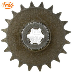 เฟืองฟริต T8F 11 13 14 17 20 ฟัน เฟืองโลหะสำหรับรถมอเตอร์ไซค์ออฟโรด 49 ซีซี อะไหล่ทดแทนด้านหลัง - Product Image 4