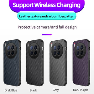 Funda de cuero PU con textura de fibra de carbono para Tecno Camon 40 Premier Camon40 Pro 30 fundas traseras duras magnéticas antideslizantes de parachoques de TPU - Product Image 6