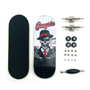 Skateboard ALF Professional Bearing Fingertiple, 5 plis d'érable chinois, 34 mm, portable, <span class=keywords><strong>anime</strong></span>/dessin animé, jouet créatif, cadeau pour enfants - Product Image 2