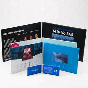 Cartes de vœux personnalisées pour <span class=keywords><strong>anniversaire</strong></span> Noël mariage Adertisinng 2.4 4.3 5 7 10.1 pouces Lcd Vidéo <span class=keywords><strong>Invitation</strong></span> Brochure avec vidéo - Product Image 4