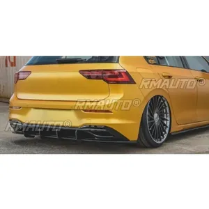 <b>For</b> VW Golf MK8 2021-2024 Body Kit Rear Bumper Splitter Glossy Black Sport Style Bumper Cover <b>Diffuser</b> <b>Car</b> Accessories - Product Image 4