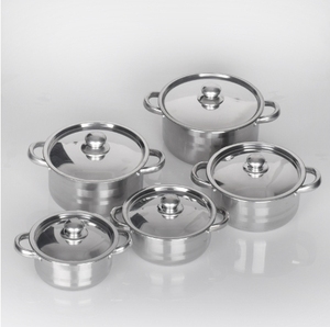Juegos de utensilios de cocina antiadherentes de 10 piezas, juego de ollas y sartenes de inducción de cocina, juegos de utensilios de cocina de acero inoxidable - Product Image 3