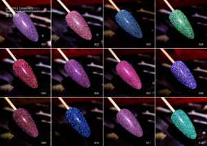 Haute pigmentation en gros ongles fournitures personnalisé tremper disco diamant réfléchissant paillettes uv gel vernis - Product Image 5