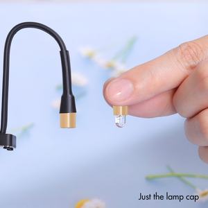 Pinky Leem Custom Logo Professional <b>UV</b> <b>LED</b> Eyelash Curing Lamp with Lash Grafting Tweezers Light Eyelash Curler - Product Image 4