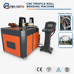 Machine de cintrage de profilés CNC, moules personnalisés, cintrage à rouleaux pour sections courbées de fenêtres et portes en alliage d'aluminium - Product Image 1