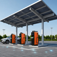 Estación de Carga para Vehículos Eléctricos Comerciales de 60kw 80kw 120kw 160kw 240kw, Cargador Rápido de CC Montado en el Suelo con CCS1/CCS2/CHADeMo/GBT
