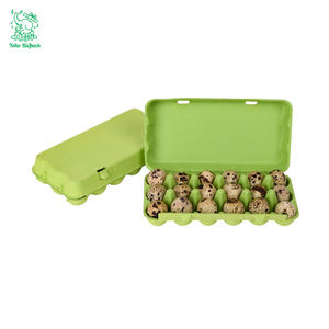 กล่องใส่ไข่นกกระทา<span class=keywords><strong>สี</strong></span>ดำแบบย่อยสลายได้ ทนแรงกระแทก ทำจากเยื่อกระดาษ<span class=keywords><strong>สี</strong></span><span class=keywords><strong>ชมพู</strong></span> บรรจุ 18 ฟอง ขายส่ง - Product Image 1